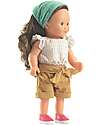 Djeco Lovely Josephine' Doll with Styleable Hair, Clothes, and Accessories - 32 cm Dolls
