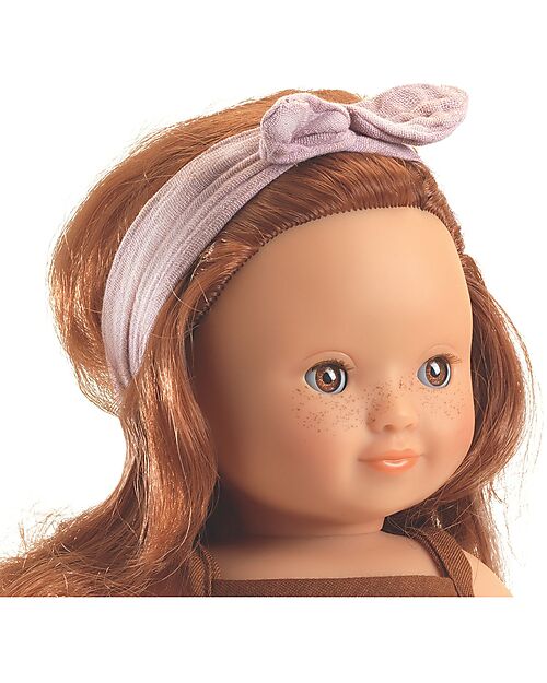 Djeco Lovely Josephine' Doll with Styleable Hair, Clothes, and Accessories - 32 cm Dolls