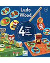 Djeco Ludo Game - Includes Memory + Fishing + Lotto + Roll-and-Move Board Games