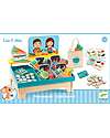 Djeco Léa & Milo Little Market - Certified Wood - Ages 4 Pretend Play