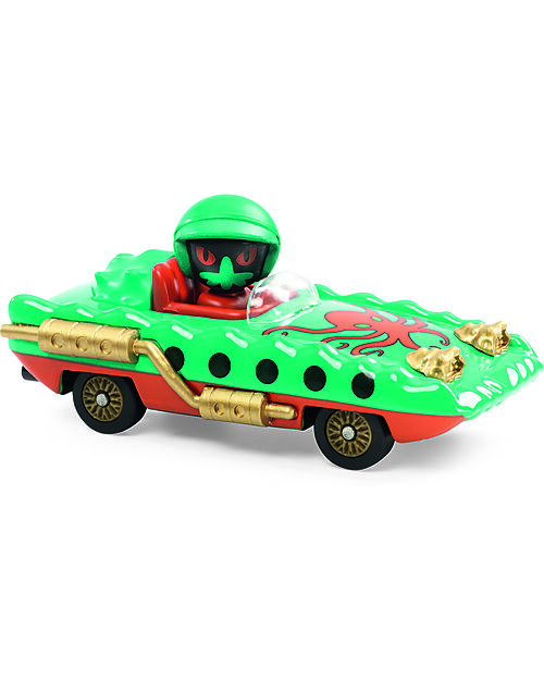 Djeco Macchinina Abys Engine - Crazy Motors - in Metallo Wooden Toy Cars, Trains & Trucks