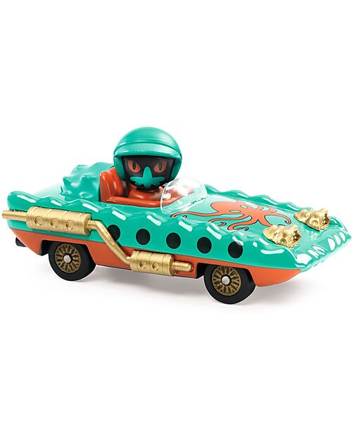 Djeco Macchinina Abys Engine - Crazy Motors - in Metallo Wooden Toy Cars, Trains & Trucks