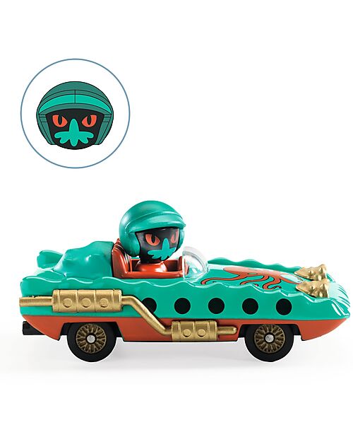Djeco Macchinina Abys Engine - Crazy Motors - in Metallo Wooden Toy Cars, Trains & Trucks