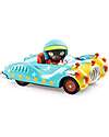 Djeco Macchinina Blue Gun - Crazy Motors - in Metallo Wooden Toy Cars, Trains & Trucks