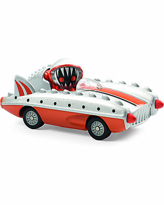 Djeco Macchinina Piranha Kart - Crazy Motors - in Metallo Wooden Toy Cars, Trains & Trucks