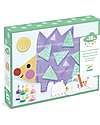 Djeco Magic Finger Painting Set – Small Shapes – Certified Paper and Cardboard – 18+ Months Creative Toys