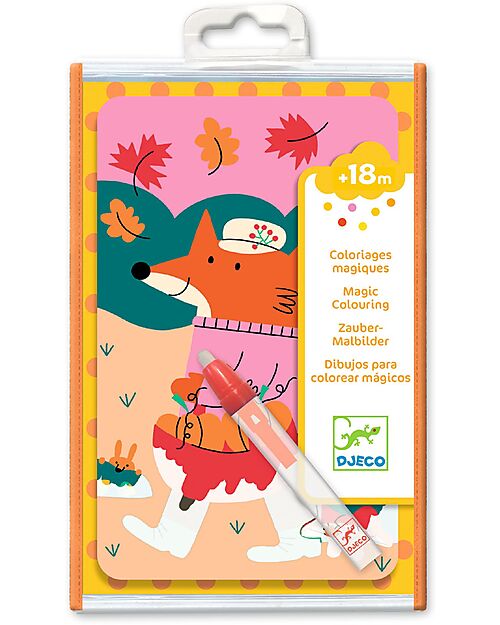 Djeco Magic Water Colouring - 4 Seasons Draw And Color