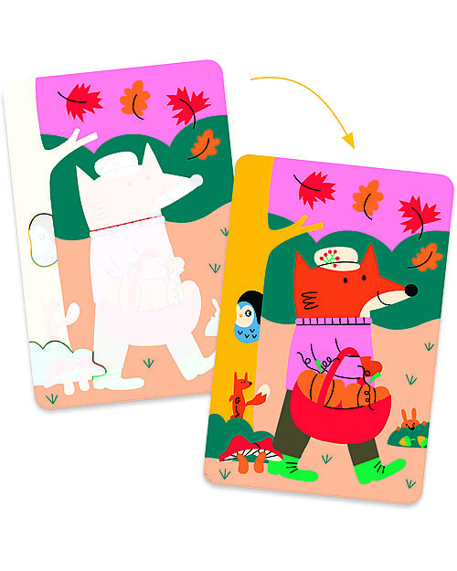 Djeco Magic Water Colouring - 4 Seasons Draw And Color