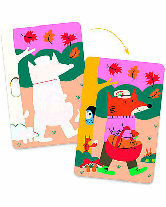 Djeco Magic Water Colouring - 4 Seasons Draw And Color