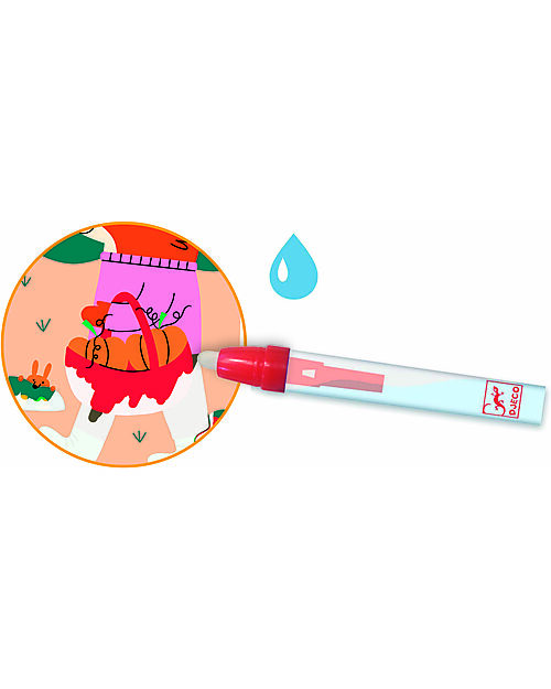 Djeco Magic Water Colouring - 4 Seasons Draw And Color