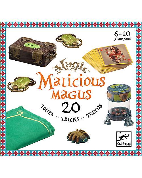 Djeco Malicious Magus Magic Box - 20 Tricks Pretend Play