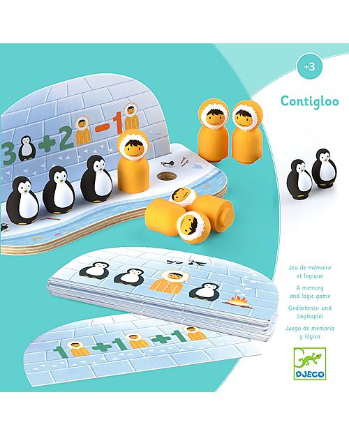 Djeco Memory and Logic Game - in Wood - Contigloo STEM toys