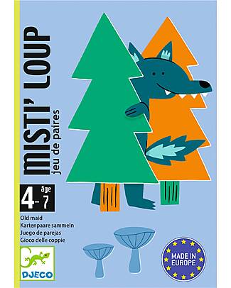 Djeco Misti'Loup Memory Game - 33 Cards - Recycled Cardboard - Ages 4+ Memory Games