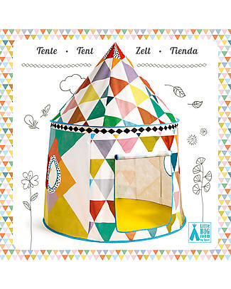 Djeco Multicolored Tent - 106 x 130 cm Tepees & Tents