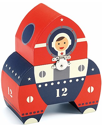 Djeco Musical Box, Shuttle - Blue and Red Mobiles
