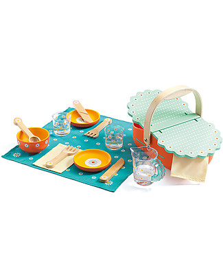 Djeco My Pic-Nic Box - Wood Story Making Games