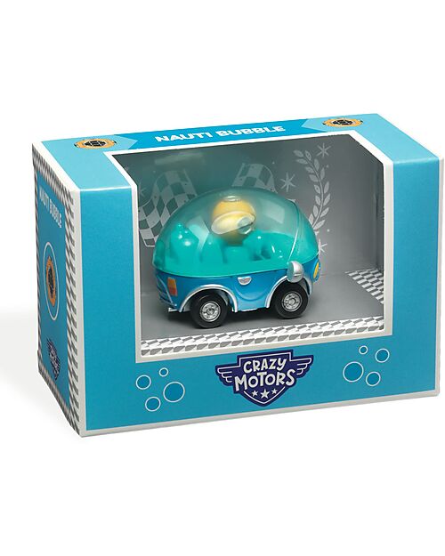 Djeco Nauti Bubble Mini Submarine - Crazy Motors - in Metal Wooden Toy Cars, Trains & Trucks
