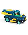 Djeco Navy Flying' Toy Car - Vehicle with Wings and Suspension Wooden Toy Cars, Trains & Trucks