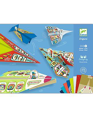 Djeco Origami - Create 20 Different Paper Airplanes - for ages 7 to 12 Art & Craft Kits