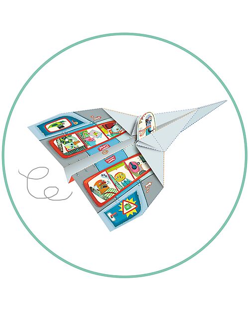 Djeco Origami - Create 20 Different Paper Airplanes - for ages 7 to 12 Art & Craft Kits