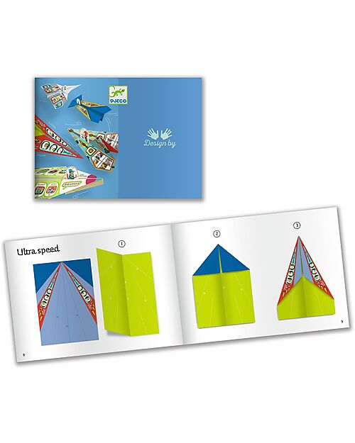Djeco Origami - Create 20 Different Paper Airplanes - for ages 7 to 12 Art & Craft Kits
