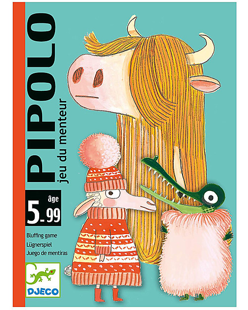 Djeco Pipolo Playing Cards - The Bluffing Game! Board Games