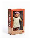 Djeco Pistache Doll - 32cm - with Realistic Clothes - Pomea Collection Dolls