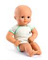Djeco Pistache Doll - 32cm - with Realistic Clothes - Pomea Collection Dolls
