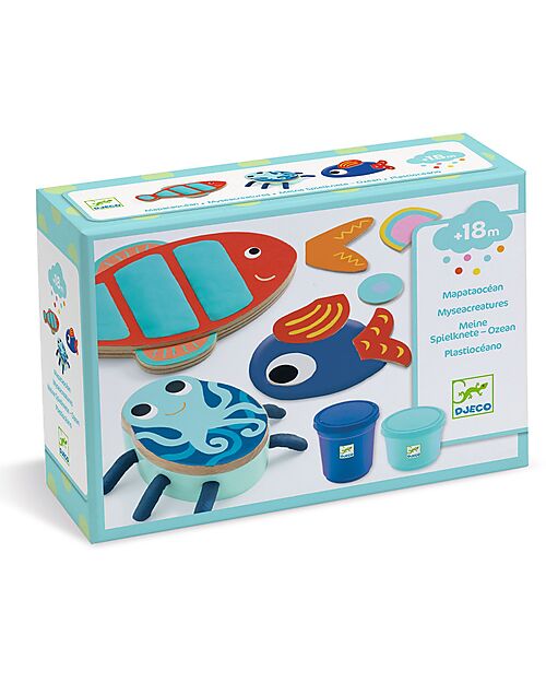 Djeco Play Dough Set - My Sea Creatures Creative Toys