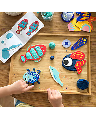 Djeco Play Dough Set - My Sea Creatures Stickers & Stamps Sets
