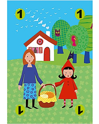 Djeco Playing Cards, Mechanlou - Little Red Riding Hood Board Games