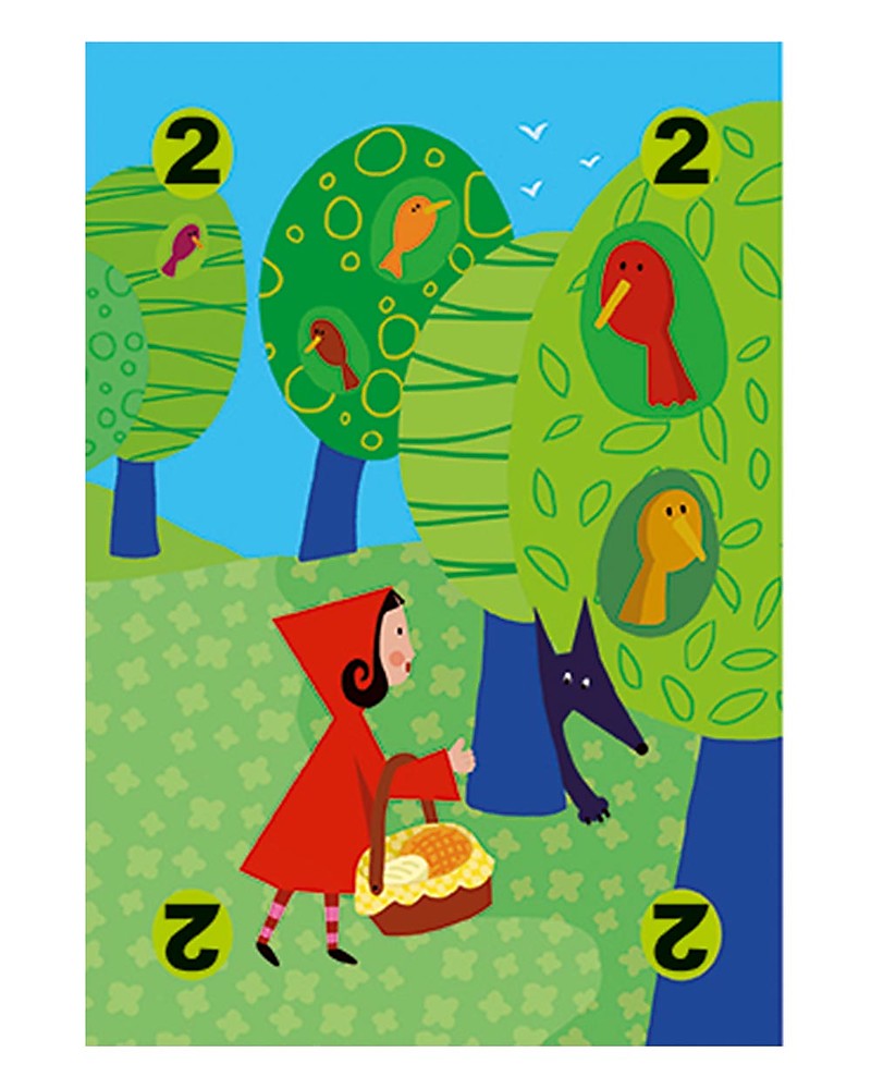 Little Red Riding Hood carte da gioco 
