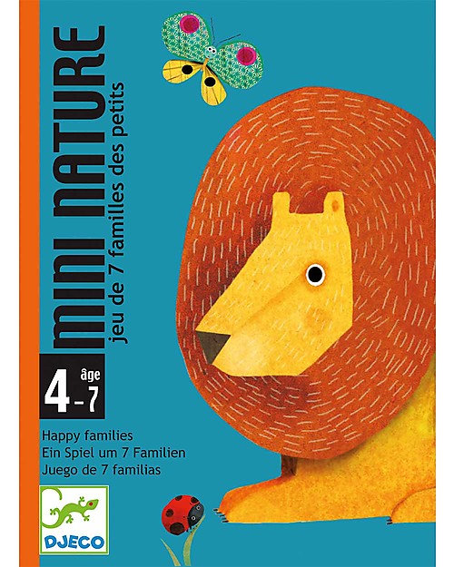 Djeco Playing Cards, Mini Nature - Quartet's Game Board Games