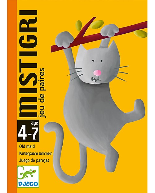 Djeco Playing Cards, Mistigri - Form Couples! Board Games