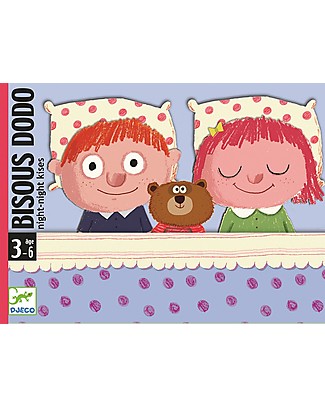 Djeco Playing Cards Night-night Kisses - Great bedtime game! Board Games