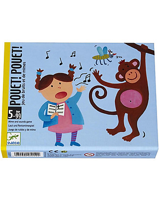 Djeco Pouet Pouet Playing Cards - Charades Game Creative Toys