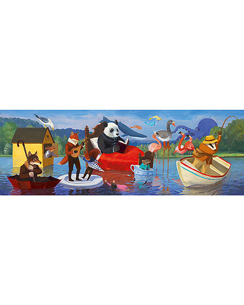 Djeco Puzzle Gallery: Summer Lake - 350 pieces Puzzles