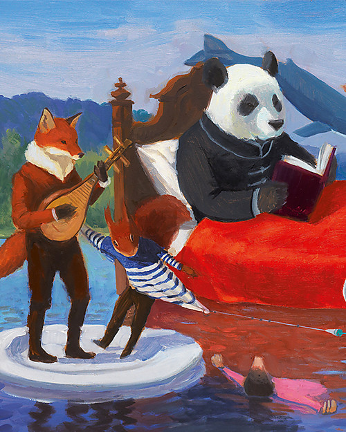 Djeco Puzzle Gallery: Summer Lake 350 pieces unisex (bambini)