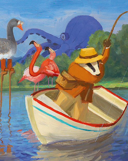 Djeco Puzzle Gallery: Summer Lake - 350 pieces Puzzles