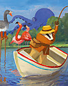 Djeco Puzzle Gallery: Summer Lake - 350 pieces Puzzles