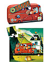 Djeco Puzzle the Fire Truck - 16 pieces - Lovely Shaped Box Puzzles