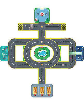 Djeco Puzzl'Up City - Floor Puzzle - 33 Pieces - Ages 3+ Playmats