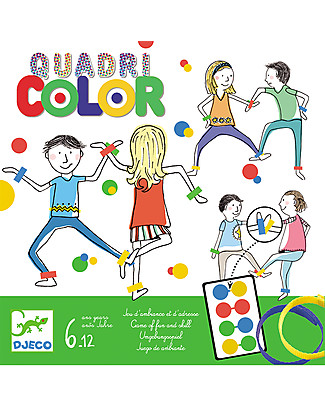 Djeco Quadri Color Game - Match the Colours Creative Toys