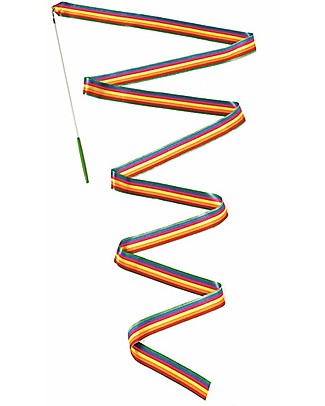 Djeco Rainbow Gymnastic Ribbon Jolyruban - 4 Metres Lenght Outdoor Games and Toys_