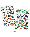 Djeco Removable Tattoos for Children - Dino Club - Dermatologically Tested Children's Tattoos