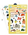 Djeco Removable Tattoos for Children - Nature - Dermatologically Tested Children's Tattoos