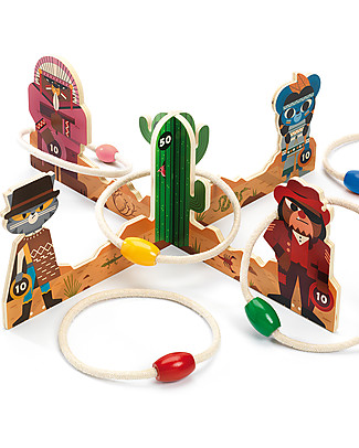 Djeco Ring Toss Game Lasso - Challenge your Friends Outdoor Games & Toys