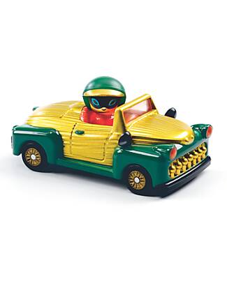 Djeco "Royal Scarab" Toy Car - Golden Vehicle with Suspension Wooden Toy Cars, Trains & Trucks