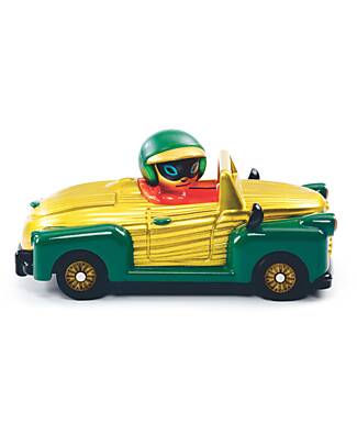 Djeco "Royal Scarab" Toy Car - Golden Vehicle with Suspension Wooden Toy Cars, Trains & Trucks