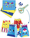 Djeco Seaside Delight Activity Set - Collage + Colouring + Mosaic Creative Toys